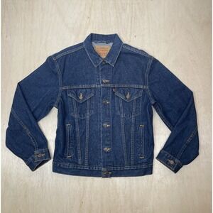 Levi's Vintage 90'S Trucker Jacket Men's Medium 70505-0216 Blue Denim Jeans Coat